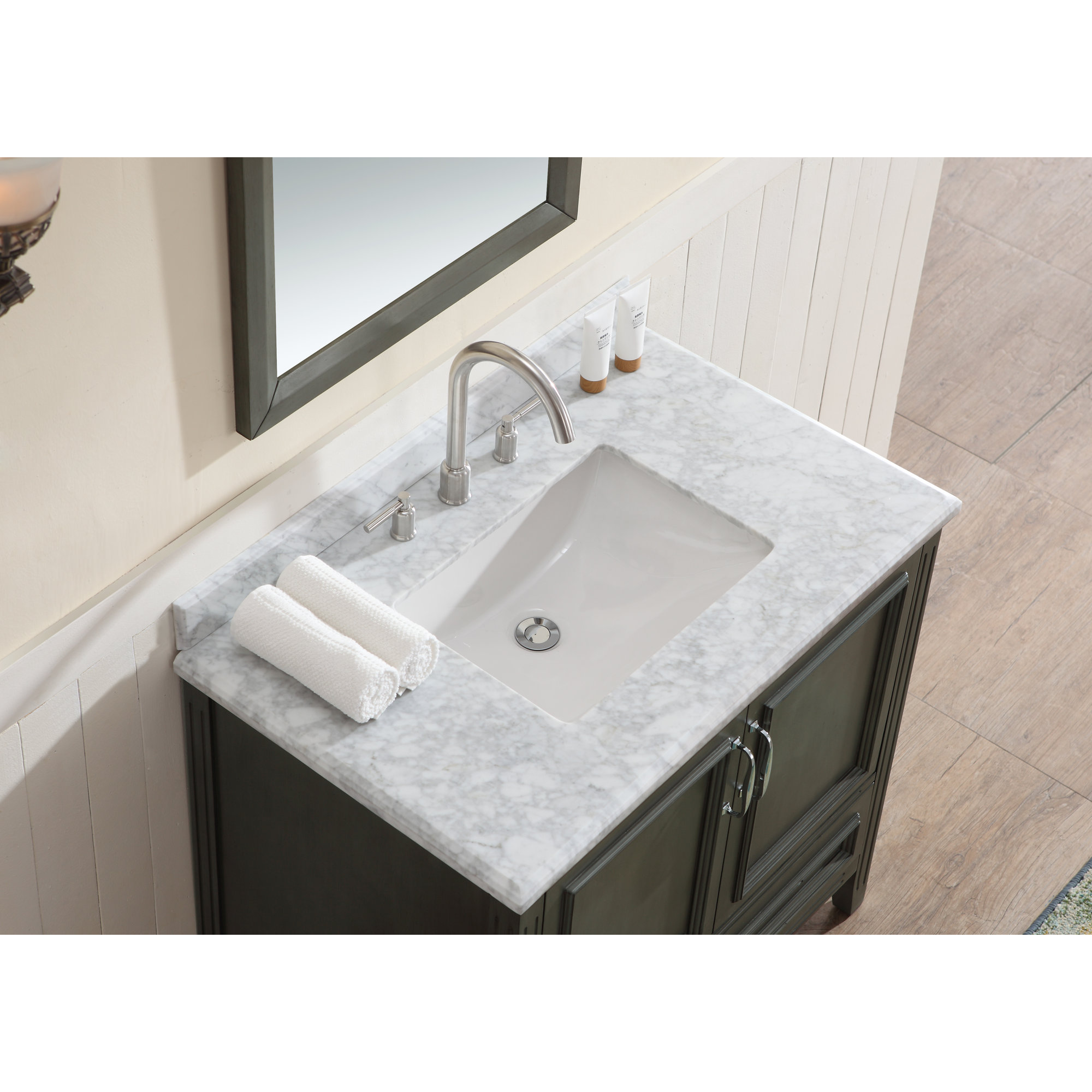 Ari Kitchen & Bath Jude 36" Single Bathroom Vanity Set & Reviews Wayfair